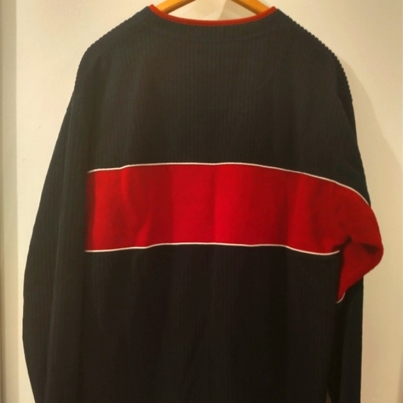 Canada Ribbed Fleece V-Neck Sweater - Unisex - Picture 4 of 13